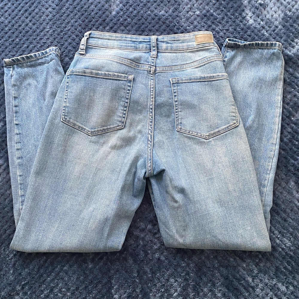 Medium Blue High Rise Vintage Mom Jeans